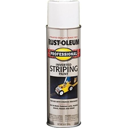 Rust-Oleum Rust-Oleum Corp 2593838 18 oz. White Pro Striping Paint 181417